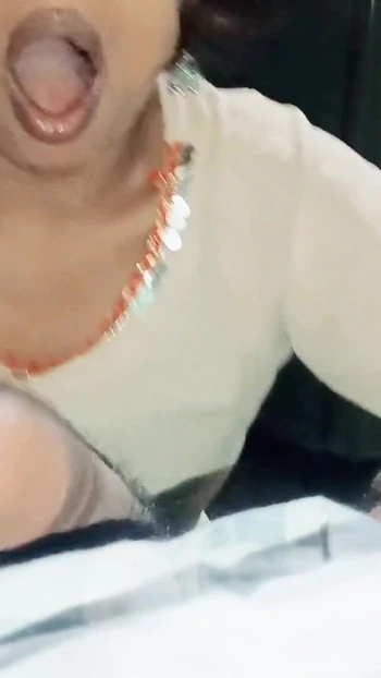 Powerful moment from "Amazing Blowjob #cum in Mouth desi bhabhi sucking big cock"