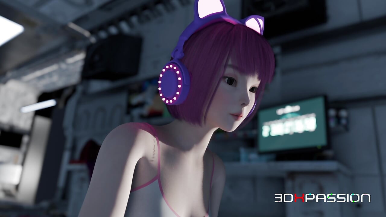 Catgirl Io dostaje jej ciasny tyłek fucked ciężko na Nexus-3 Niechlujny Obciąganie i Ogromne wytryski