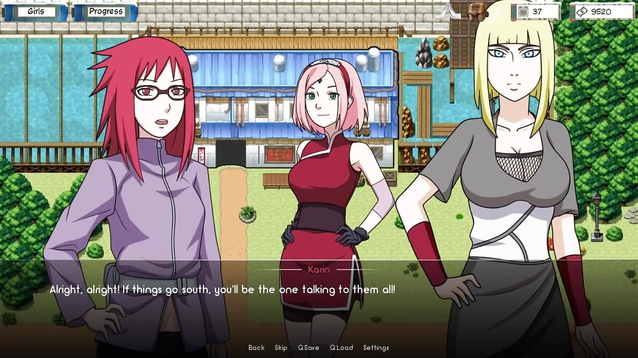 Naruto Hentai - Naruto Trainer v0.17.2 Část 75 Sexy Nahé Ninja Babes od Loveskysan69
