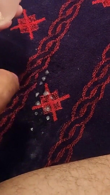 Iconic moment from "Warm pussy toy made me cum hard!"