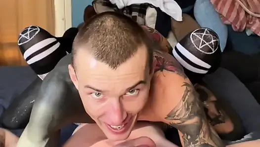 Squirting Russian MILF Sex Real Couple Homemade Big Dick Daddy Hoss Kado Fucking Alt Girl Salem Squirt Creampie