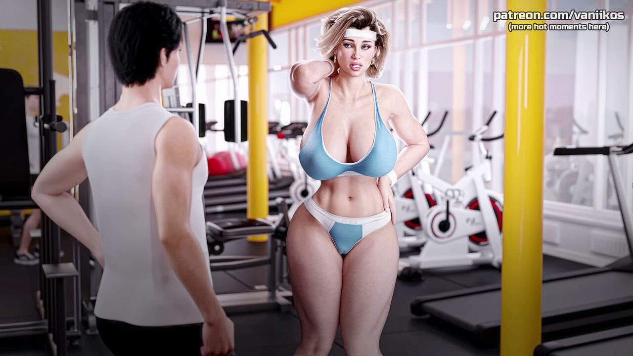 Busty MILF Stepmom With A Big Ass Twerks For Stepson In Public Gym - Apocalust v0.09 - Taboo Hentai Game - #20