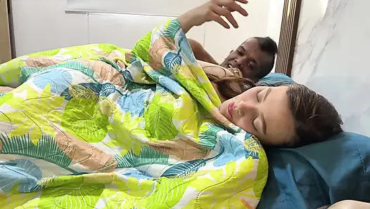 My Big Ass Stepsister Gives Me Her Huge Pussy as a Birthday Present, so She Lets Me Cum on Her