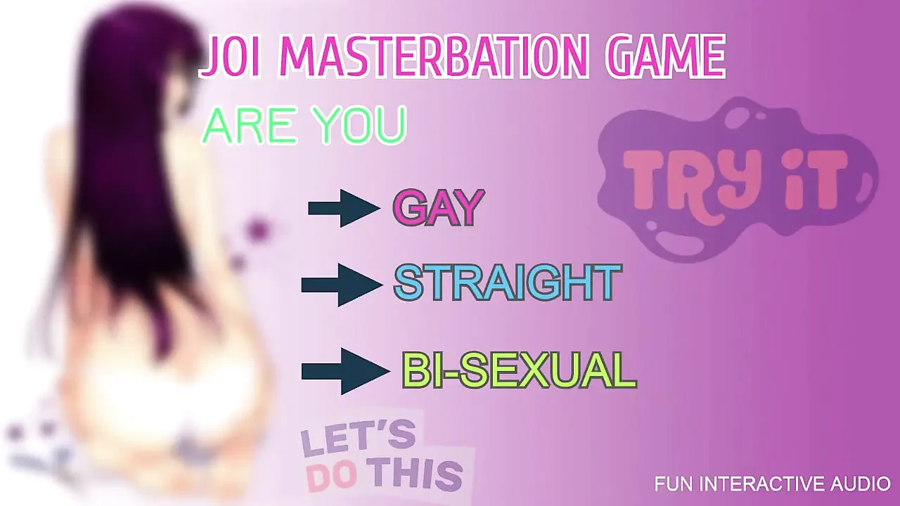 JOI Masterbation Game Are You Straight Gay or Bi