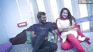 Je ster Sudipa - echte anale neukpartij met haar vriendje (hindi -audio)