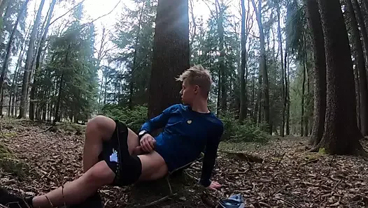 Cute  Blond Into the Wood