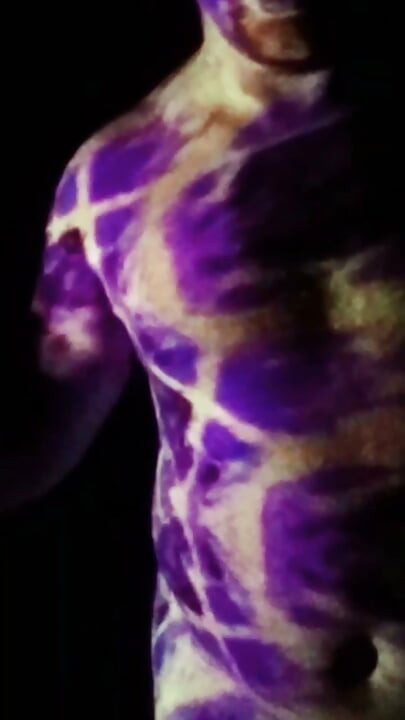 rainbow light naked dance