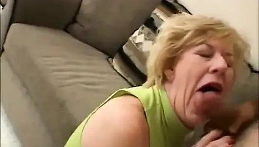 My stepmom and my boyfriends threesome...cum in mouth