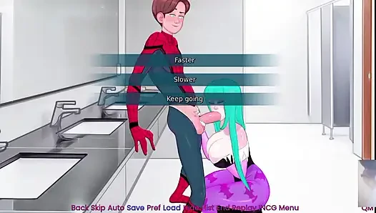 HINATA ASAL NARUTO TERKEJUT! AKU MENYETUBUHINYA DENGAN KOSTUM SPIDERMAN.