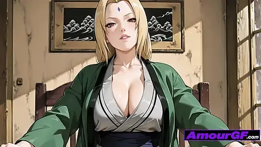 Tsunade si tante girang sintetis mengambil kendali, menunggangi kontol besar & dibiarkan terengah-engah dengan facial lengket (ai)