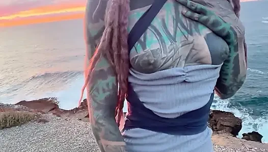 Tattooed Alt Couple Gets Filthy Outdoors - Road Trip Perverse Adventures