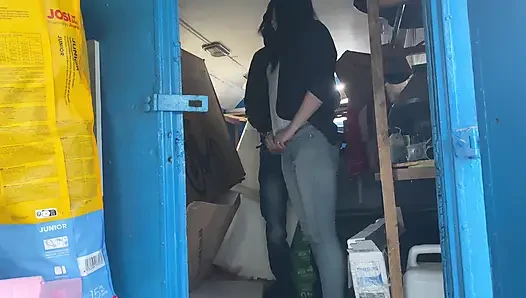 A warehouse worker fucked the manager hard right there on the boxes and put her in her place