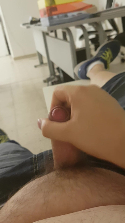 jerking off at work