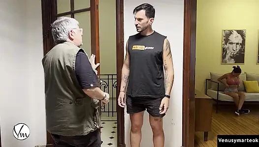 Argentine wife Fuck with the personal trainer her husband hired