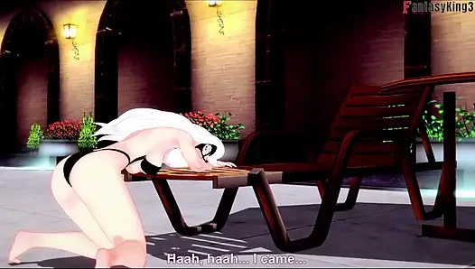 Felicia Hardy (Black Cat) bikini blowjob - Marvel