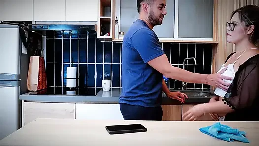 A Good and Quick Fuck with My Stepbrother-in-law in My Boyfriend's Bed When We Are Alone