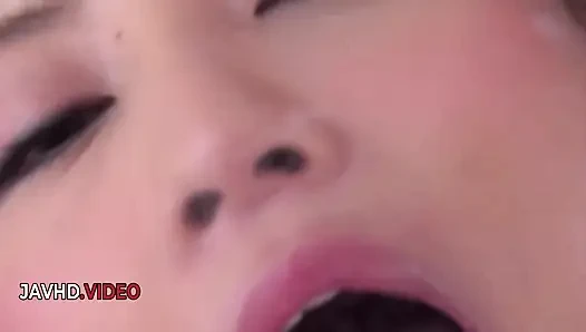 Yuria Mano's Wet Pussy Craving Asian Dildo Pleasure in Stockings