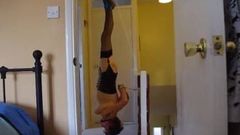 Slave Slut hunged upside down & used