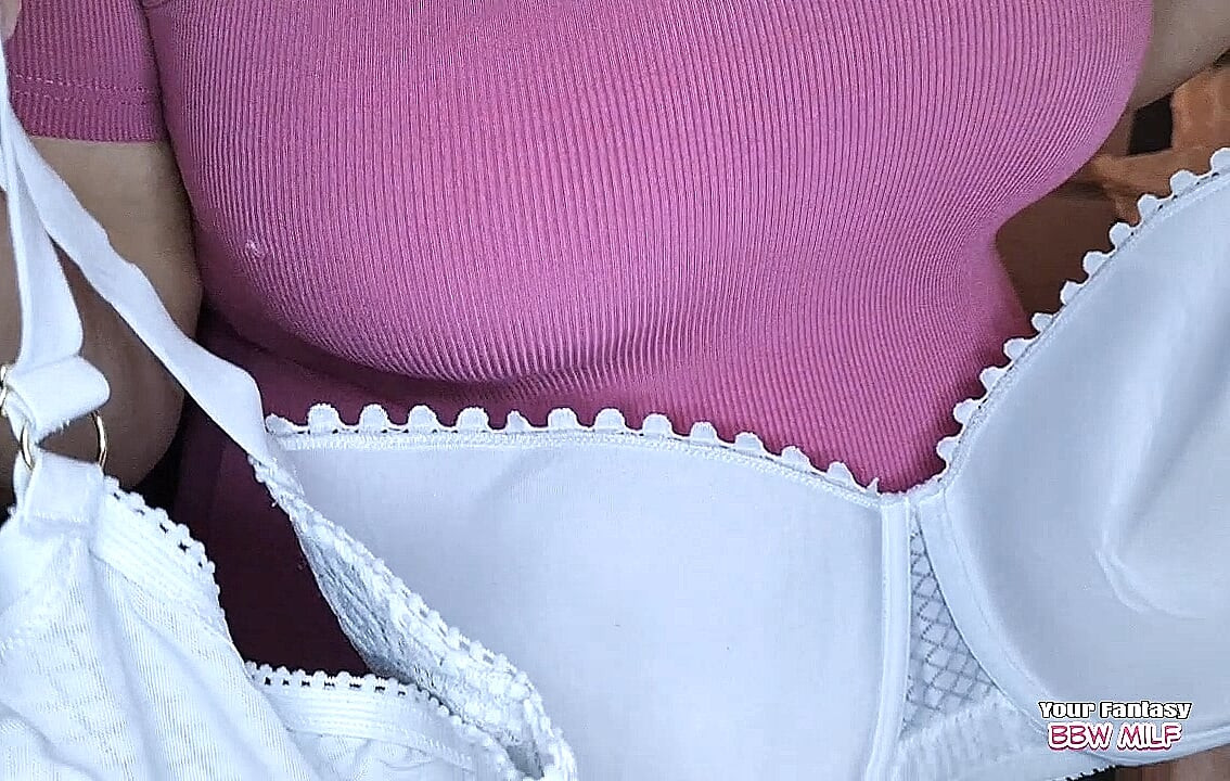 Does Grannys Big Bra Make Your Cock All Hard for her Big Mature BBW Milf Boobs