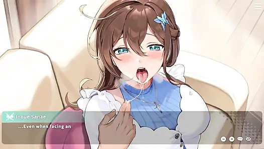 Inoue suka banget nyepong kontol dan jari