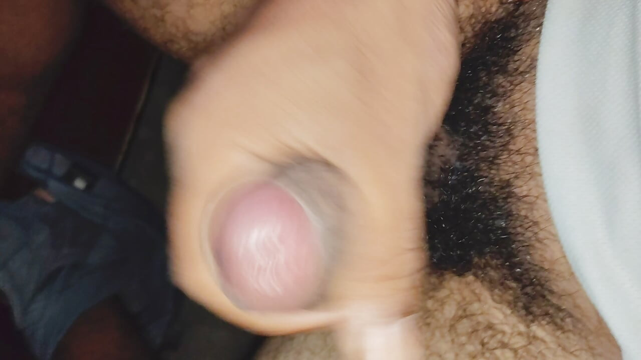 Hand job in bedroom