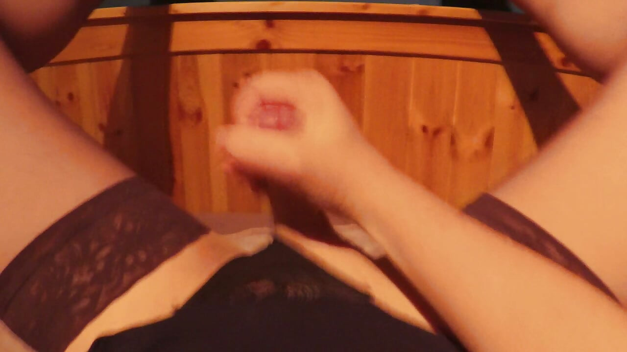 Getting myself off in stockings