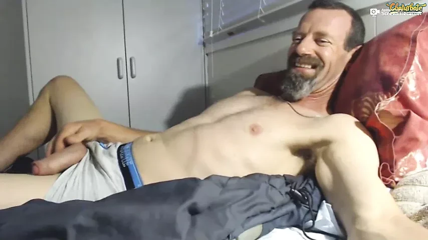 daddy trying to make his cock thicker