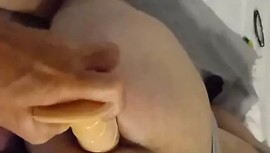 Bu ahbap yapay penisi bir profesyonel gibi alır # 1