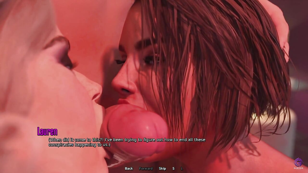 Mama vitregă excitată este prinsă futându-și fiul vitreg! Threesome! - 3D Hentai animat porno - Life în Santa County