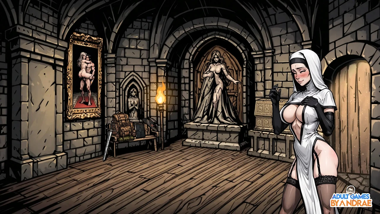 Sexorcism: Lust Confession Gameplay Part 5 – Abbess Roala Boss Fight & Inner Sanctuary Battle
