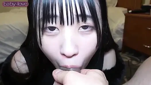 Tall Black-haired Beauty with a Composed Body, Quietly Hiding a Dangerously Obedient Secret Side
