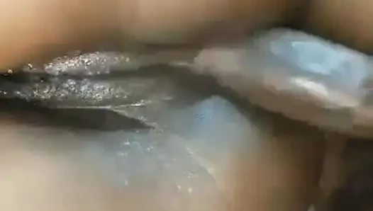 She fucks herself by her boss's friend