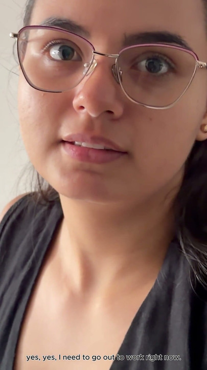 A Babysitter Masturbating Looks at Her New Boss and Ends up with the Milk on Her