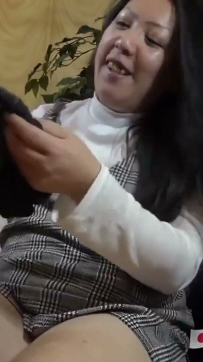 Chubby Japanese Cougar Strips To Ride Cock – POV | Clip 1