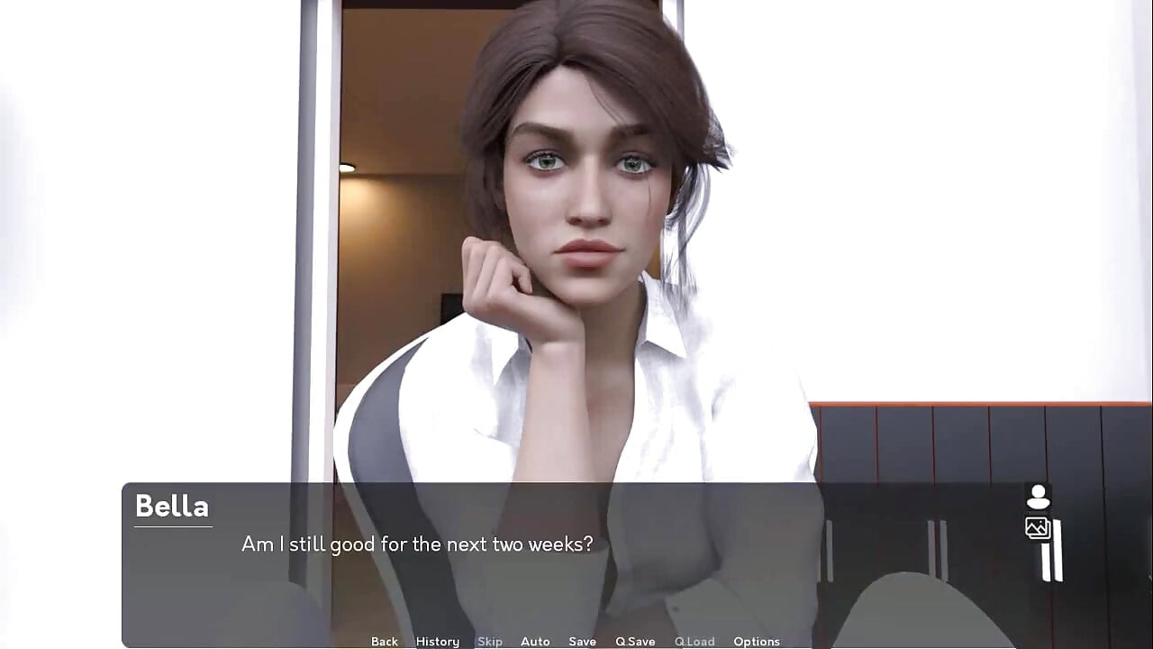 Pantyhoes: big boss fucking and talking with his employees in his office ep 4