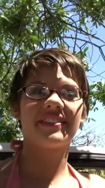 Epic moment from "Short Hair College Girl Haileey James Pickup and Fuck by White Monster Cock"