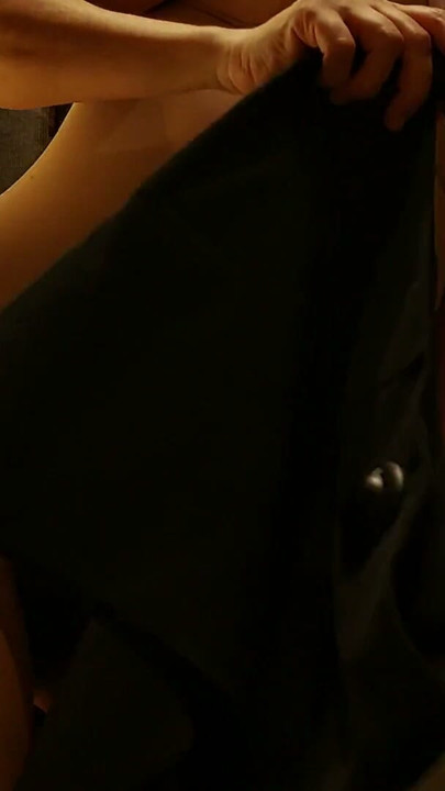 Naughty sexy milf tries on naked clothes. Hairy latina pussy tries on clothes in bed. Hairy brunette pussy, big tits, | Clip 1
