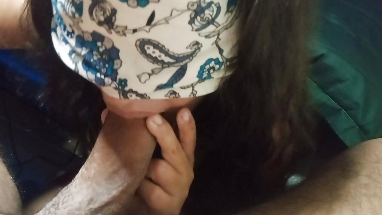 My stepsister is addicted to sucking my penis, she doesn't even give me a break when I'm editing these videos.