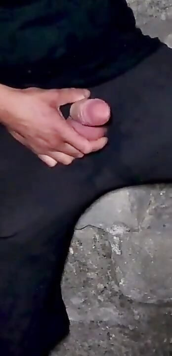 Cum Bucket in a Church Stairs.