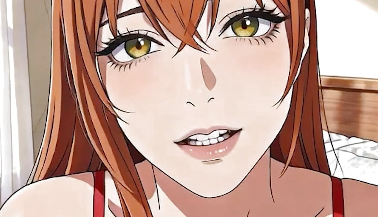redhead 2d girl gets naughty while talking to you