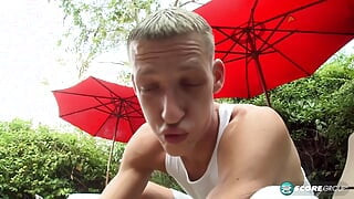 Holly's hot tub threesome