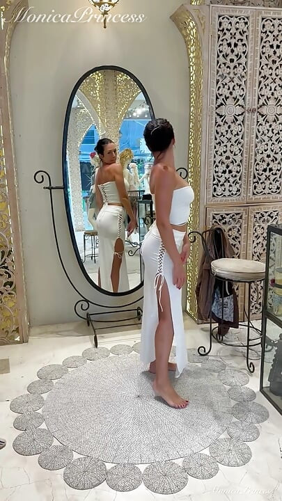 Sexy Balinese Outfits Try on in Boutique