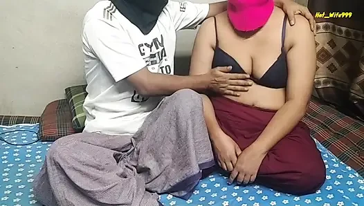 Hot girlfriend with lover boy full night romance im very happy