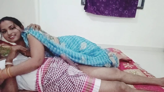 Rhea grabbed her boss's and sucked it and had sex