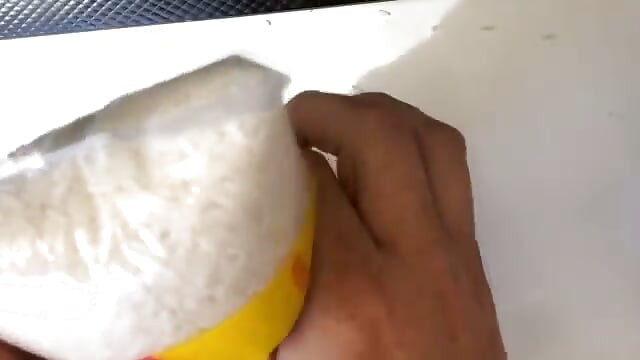 How he put my tits together at home !!