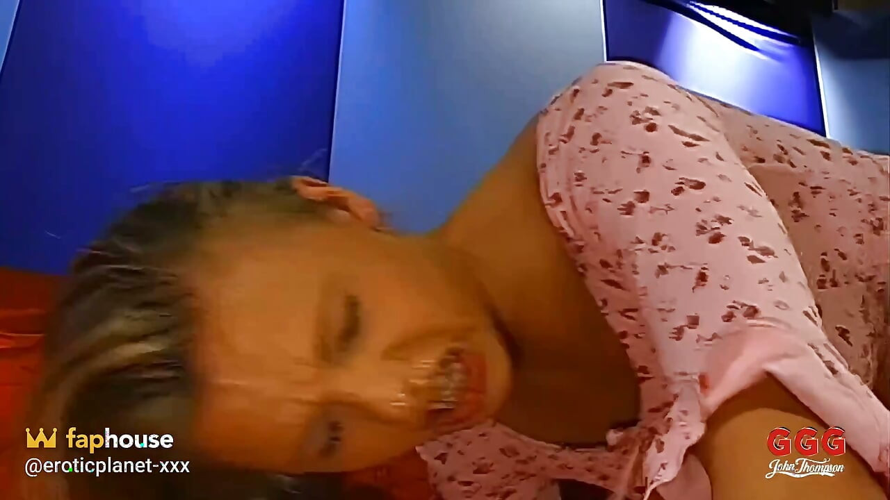 Blonde Bukkake Slut Swallows Every Load