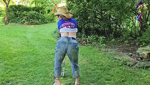 Получить накачанный для игры - украл у моего пасынка хоккейную палку - подпрыгивающая госпожа с большими сиськами четверг