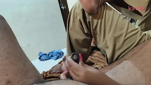 Desi Indian Marathi Kavita and Tatya enjoying fuck from bedroom to jungle outdoor