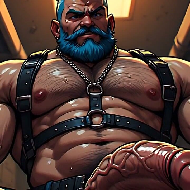 Kinky Leather Bulls Art