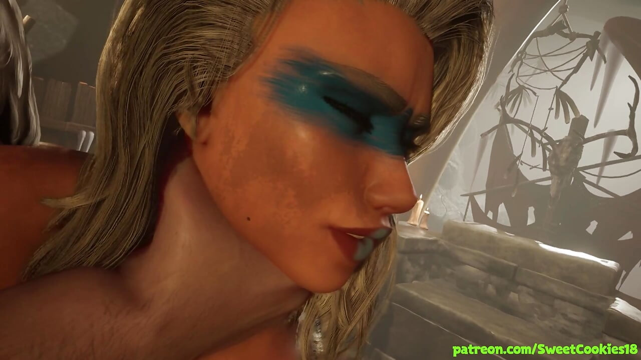 Viking Fucking a Busty Bombshell Hard